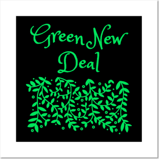 Green new deal Posters and Art